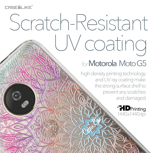Motorola Moto G5 case Mandala Art 2090 with UV-Coating Scratch-Resistant Case | CASEiLIKE.com