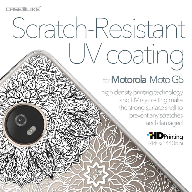 Motorola Moto G5 case Mandala Art 2093 with UV-Coating Scratch-Resistant Case | CASEiLIKE.com