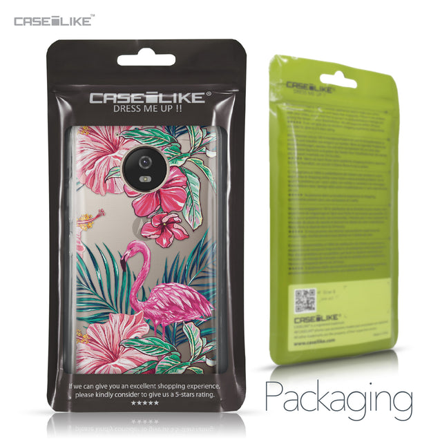 Motorola Moto G5 case Tropical Flamingo 2239 Retail Packaging | CASEiLIKE.com