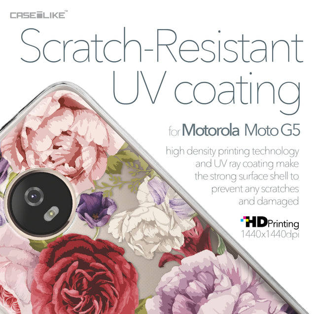 Motorola Moto G5 case Mixed Roses 2259 with UV-Coating Scratch-Resistant Case | CASEiLIKE.com
