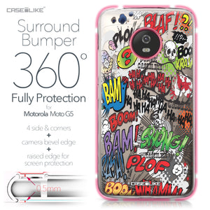 Motorola Moto G5 case Comic Captions 2914 Bumper Case Protection | CASEiLIKE.com
