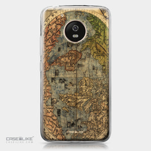 Motorola Moto G5 case World Map Vintage 4608 | CASEiLIKE.com