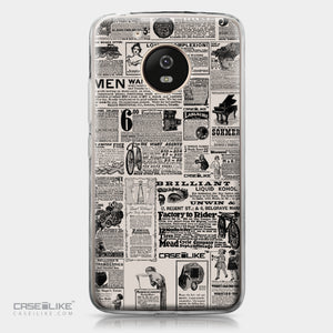 Motorola Moto G5 case Vintage Newspaper Advertising 4818 | CASEiLIKE.com