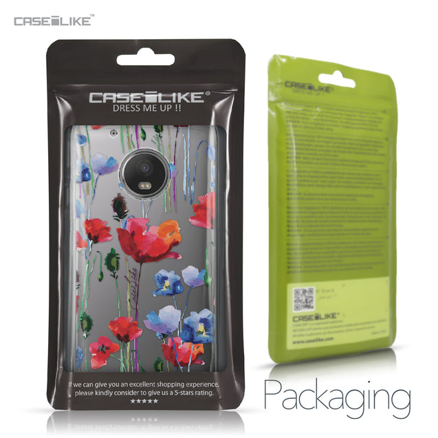 Motorola Moto G5 Plus case Watercolor Floral 2234 Retail Packaging | CASEiLIKE.com