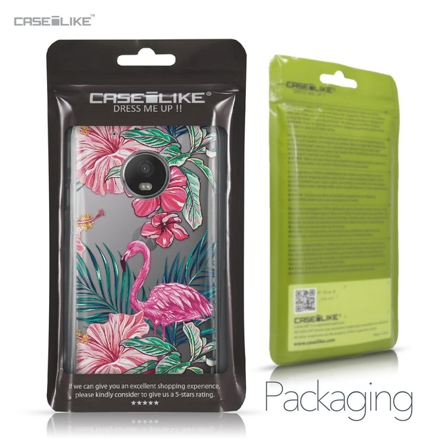 Motorola Moto G5 Plus case Tropical Flamingo 2239 Retail Packaging | CASEiLIKE.com