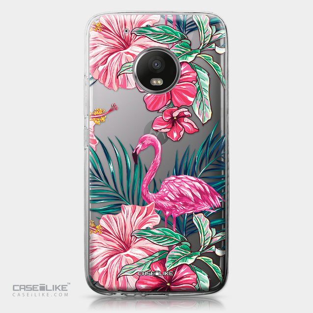 Motorola Moto G5 Plus case Tropical Flamingo 2239 | CASEiLIKE.com