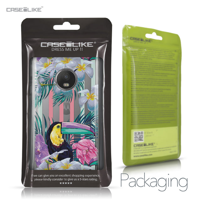 Motorola Moto G5 Plus case Tropical Floral 2240 Retail Packaging | CASEiLIKE.com