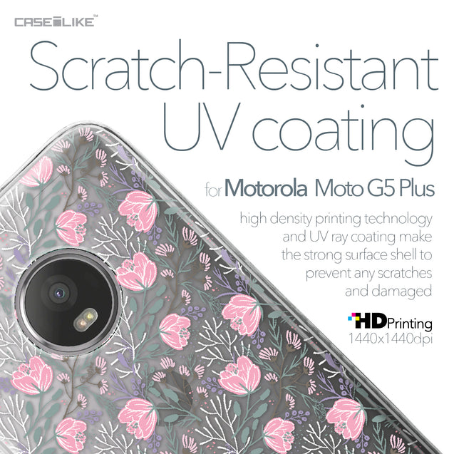 Motorola Moto G5 Plus case Flowers Herbs 2246 with UV-Coating Scratch-Resistant Case | CASEiLIKE.com