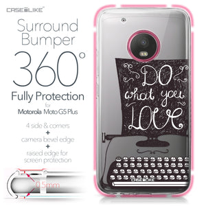 Motorola Moto G5 Plus case Quote 2400 Bumper Case Protection | CASEiLIKE.com