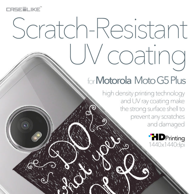 Motorola Moto G5 Plus case Quote 2400 with UV-Coating Scratch-Resistant Case | CASEiLIKE.com