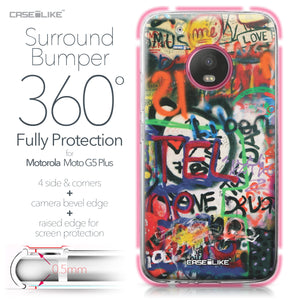 Motorola Moto G5 Plus case Graffiti 2721 Bumper Case Protection | CASEiLIKE.com