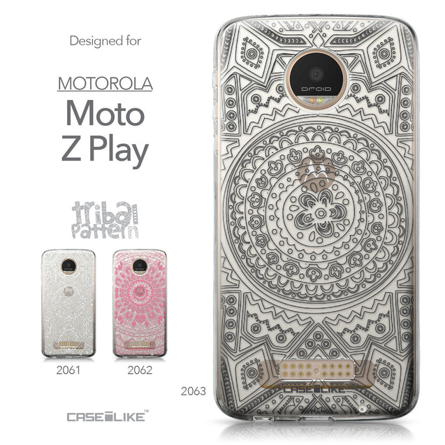 Motorola Moto Z Play case Indian Line Art 2063 Collection | CASEiLIKE.com