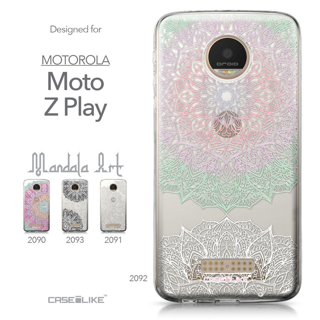 Motorola Moto Z Play case Mandala Art 2092 Collection | CASEiLIKE.com