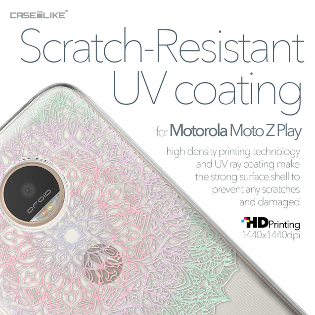 Motorola Moto Z Play case Mandala Art 2092 with UV-Coating Scratch-Resistant Case | CASEiLIKE.com