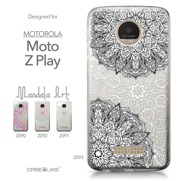 Motorola Moto Z Play case Mandala Art 2093 Collection | CASEiLIKE.com
