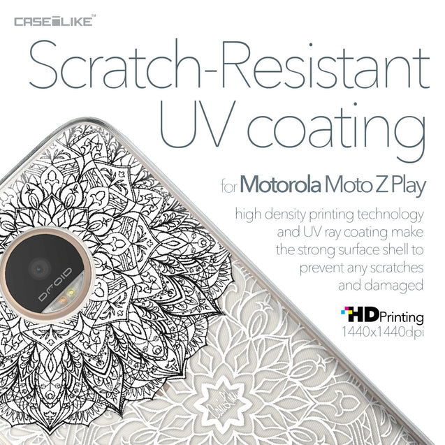 Motorola Moto Z Play case Mandala Art 2093 with UV-Coating Scratch-Resistant Case | CASEiLIKE.com