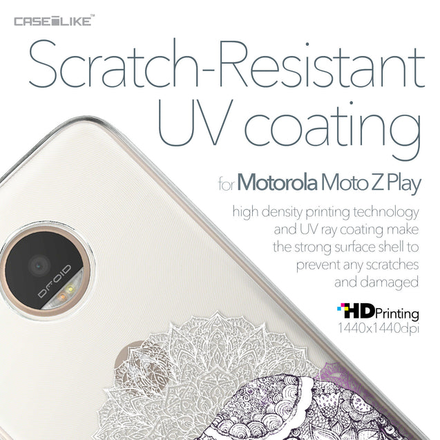 Motorola Moto Z Play case Mandala Art 2301 with UV-Coating Scratch-Resistant Case | CASEiLIKE.com