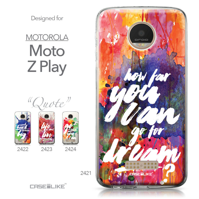Motorola Moto Z Play case Quote 2421 Collection | CASEiLIKE.com