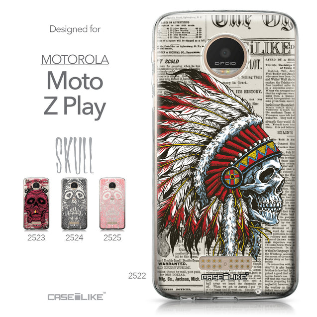 Motorola Moto Z Play case Art of Skull 2522 Collection | CASEiLIKE.com
