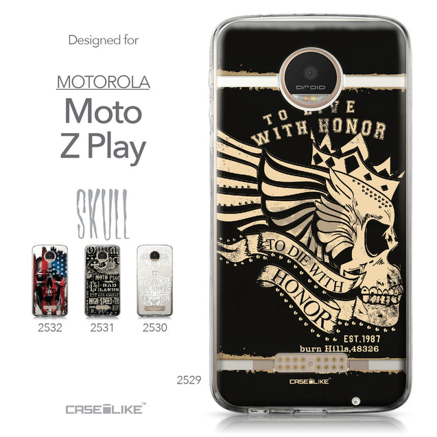 Motorola Moto Z Play case Art of Skull 2529 Collection | CASEiLIKE.com