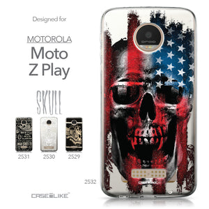 Motorola Moto Z Play case Art of Skull 2532 Collection | CASEiLIKE.com