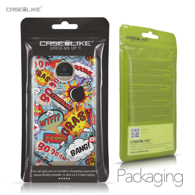 Motorola Moto Z Play case Comic Captions Blue 2913 Retail Packaging | CASEiLIKE.com