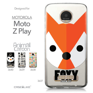 Motorola Moto Z Play case Animal Cartoon 3637 Collection | CASEiLIKE.com