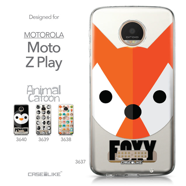 Motorola Moto Z Play case Animal Cartoon 3637 Collection | CASEiLIKE.com