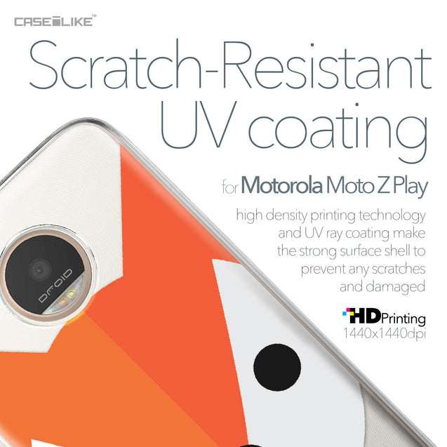 Motorola Moto Z Play case Animal Cartoon 3637 with UV-Coating Scratch-Resistant Case | CASEiLIKE.com