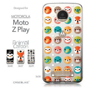 Motorola Moto Z Play case Animal Cartoon 3638 Collection | CASEiLIKE.com