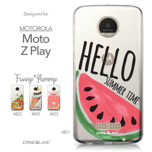 Motorola Moto Z Play case Water Melon 4821 Collection | CASEiLIKE.com