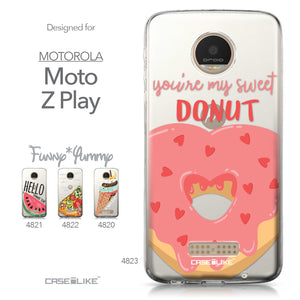 Motorola Moto Z Play case Dounuts 4823 Collection | CASEiLIKE.com