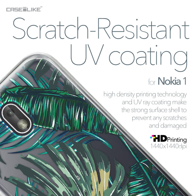 Nokia 1 case Tropical Palm Tree 2238 with UV-Coating Scratch-Resistant Case | CASEiLIKE.com