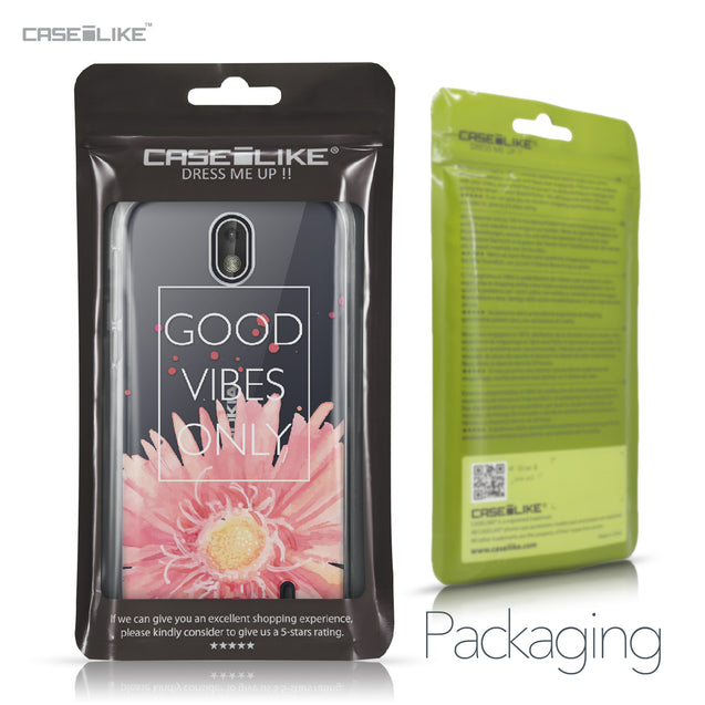 Nokia 1 case Gerbera 2258 Retail Packaging | CASEiLIKE.com