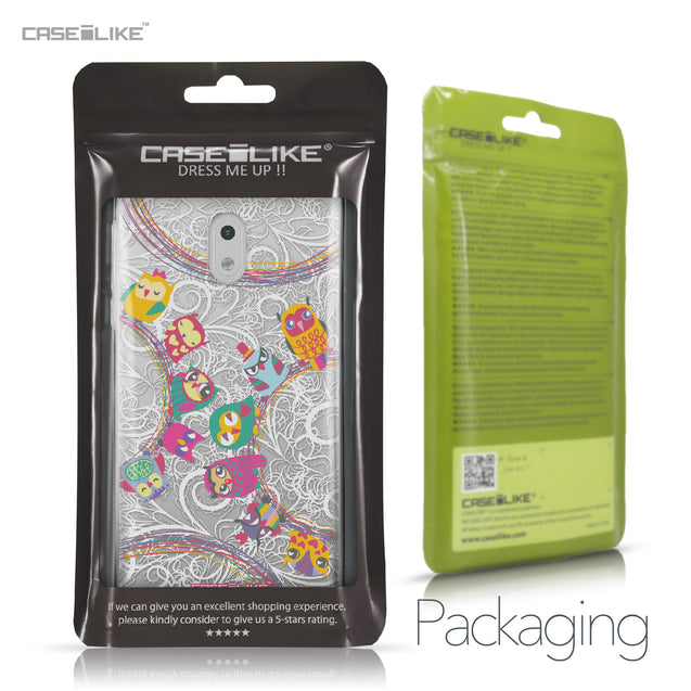Nokia 3 case Owl Graphic Design 3316 Retail Packaging | CASEiLIKE.com