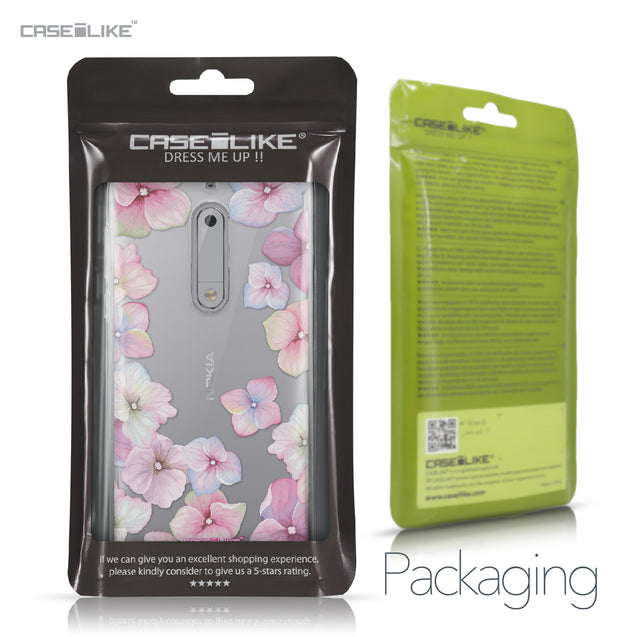 Nokia 5 case Hydrangea 2257 Retail Packaging | CASEiLIKE.com