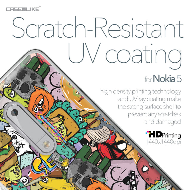 Nokia 5 case Graffiti 2731 with UV-Coating Scratch-Resistant Case | CASEiLIKE.com