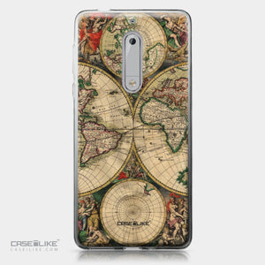 Nokia 5 case World Map Vintage 4607 | CASEiLIKE.com