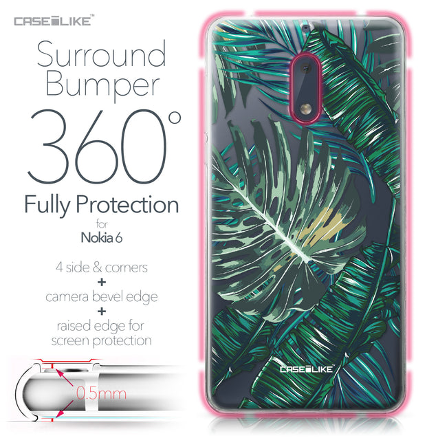 Nokia 6 case Tropical Palm Tree 2238 Bumper Case Protection | CASEiLIKE.com
