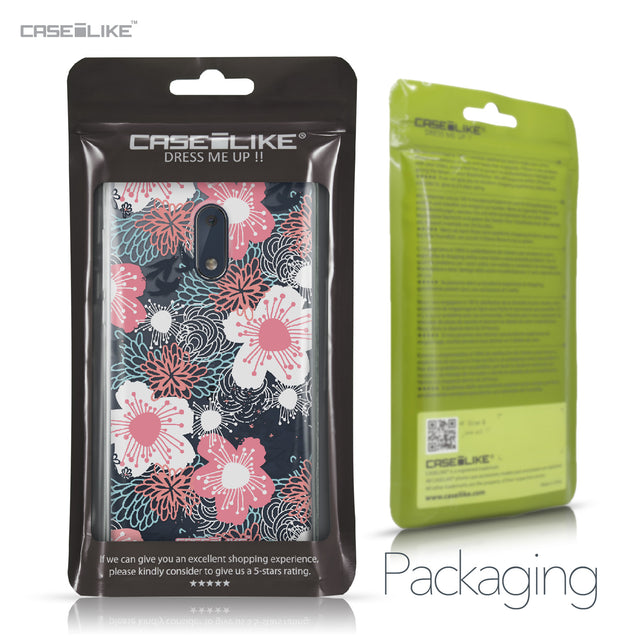 Nokia 6 case Japanese Floral 2255 Retail Packaging | CASEiLIKE.com