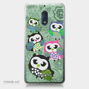 Nokia 6 case Owl Graphic Design 3313 | CASEiLIKE.com
