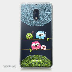Nokia 6 case Owl Graphic Design 3318 | CASEiLIKE.com