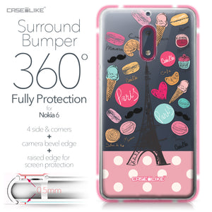 Nokia 6 case Paris Holiday 3904 Bumper Case Protection | CASEiLIKE.com