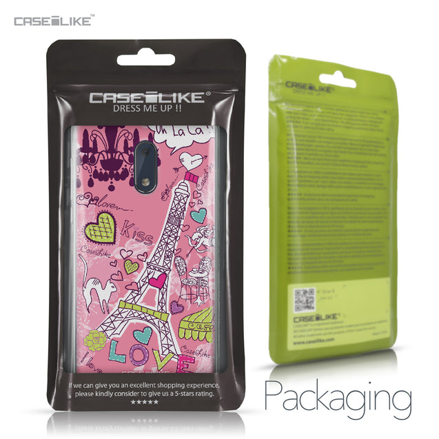 Nokia 6 case Paris Holiday 3905 Retail Packaging | CASEiLIKE.com