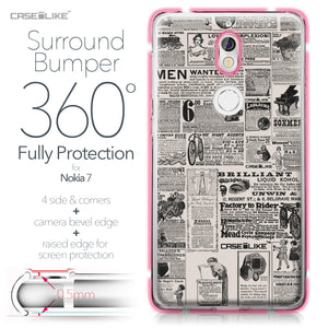 Nokia 7 case Vintage Newspaper Advertising 4818 Bumper Case Protection | CASEiLIKE.com