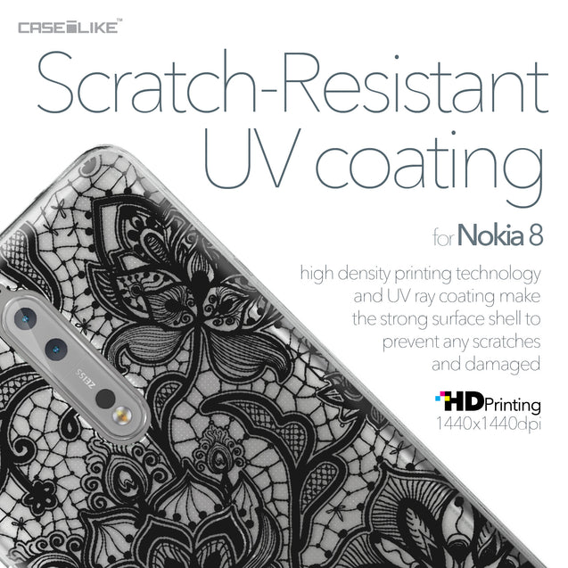 Nokia 8 case Lace 2037 with UV-Coating Scratch-Resistant Case | CASEiLIKE.com