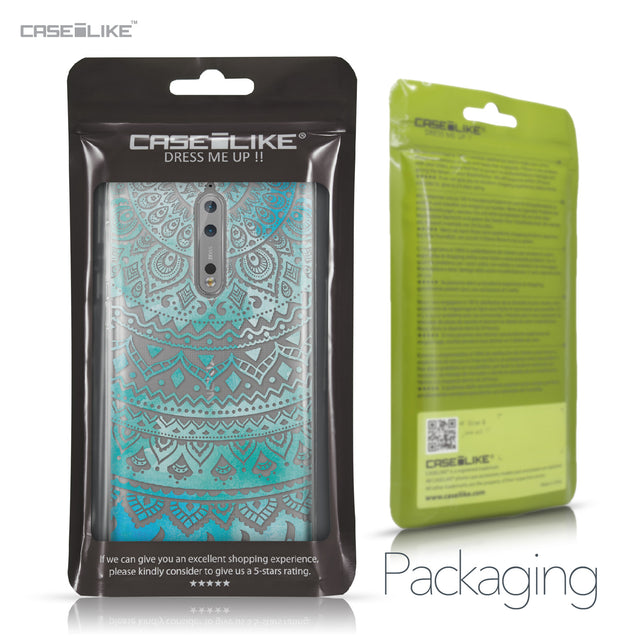 Nokia 8 case Indian Line Art 2066 Retail Packaging | CASEiLIKE.com