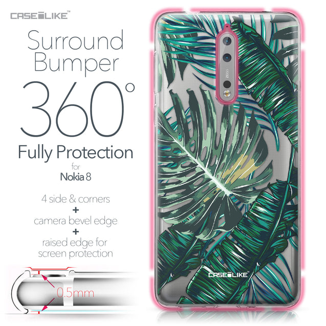 Nokia 8 case Tropical Palm Tree 2238 Bumper Case Protection | CASEiLIKE.com