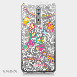 Nokia 8 case Owl Graphic Design 3316 | CASEiLIKE.com