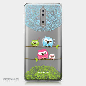Nokia 8 case Owl Graphic Design 3318 | CASEiLIKE.com